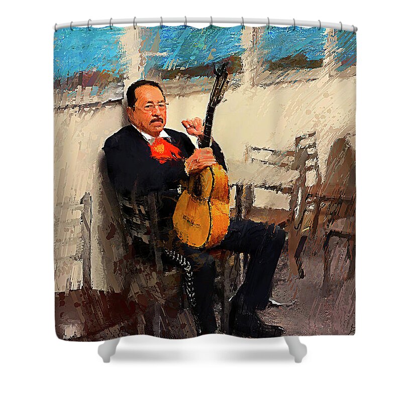 Calm Shower Curtain featuring the photograph Calm Anticipation by GW Mireles