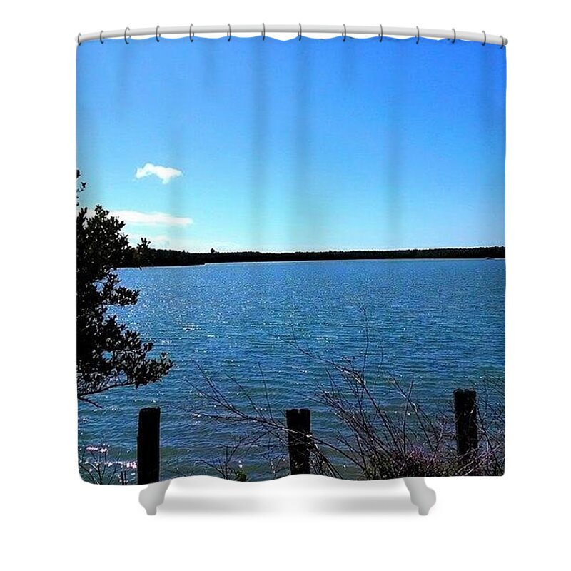 Florida Shower Curtain featuring the photograph Calming Day by Lindsey Floyd