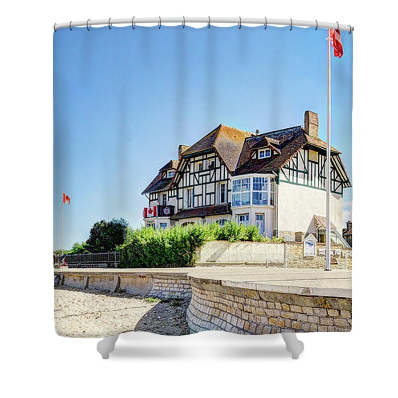 Canada House Shower Curtain featuring the photograph Canada House - Maison Des Canadiens - Short by Weston Westmoreland