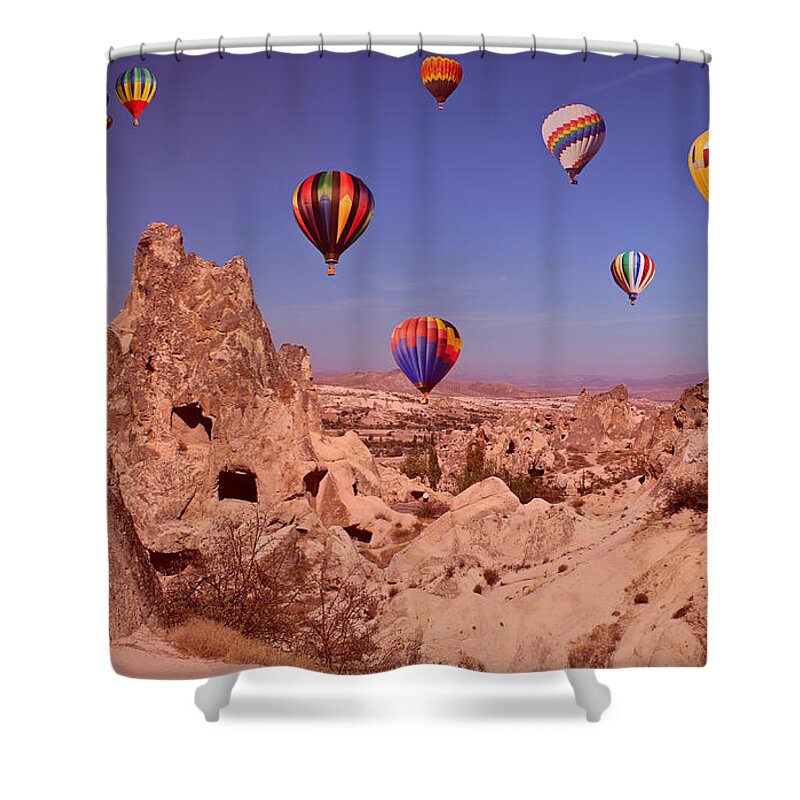 Cappadocia Shower Curtain featuring the photograph Cappadocia by Binka Kirova