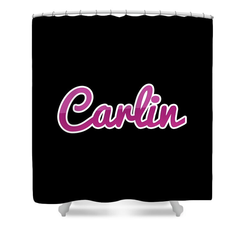 Carlin Shower Curtain featuring the digital art Carlin #Carlin by TintoDesigns