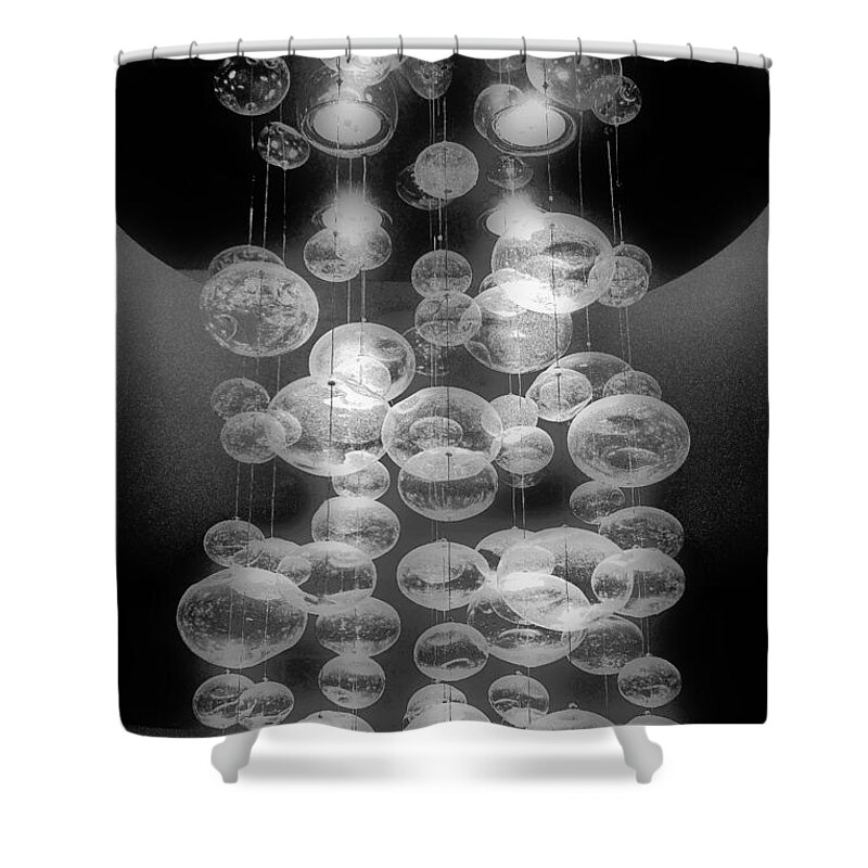 Cascading Lights Shower Curtain featuring the photograph Cascading by Merle Grenz