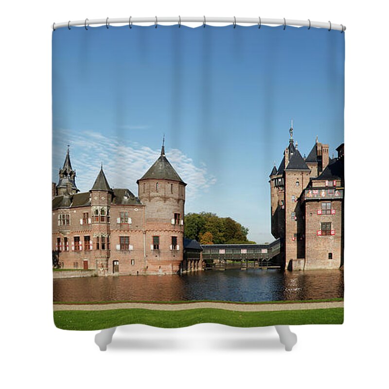 Scenics Shower Curtain featuring the photograph Castle De Haar by Digitalimagination