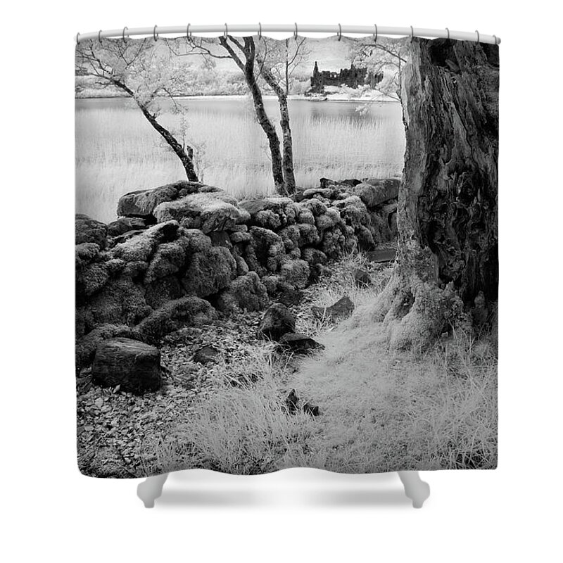 Tranquility Shower Curtain featuring the photograph Castle Kilchurn by Billy Currie Photography