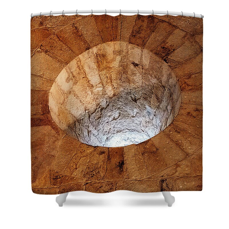Cudillero Spain Shower Curtain featuring the photograph Cathedral Window by Tom Singleton