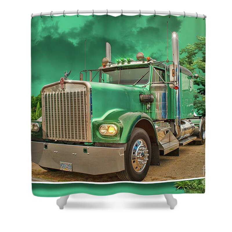 Big Rigs Shower Curtain featuring the photograph Catr9299a-19 by Randy Harris