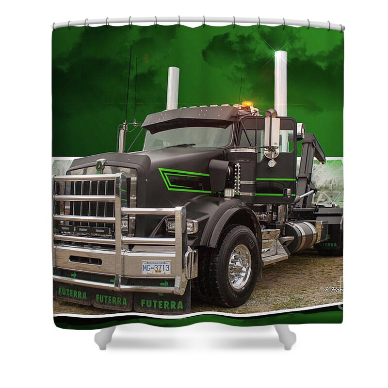 Big Rigs Shower Curtain featuring the photograph Catr9415-19 by Randy Harris