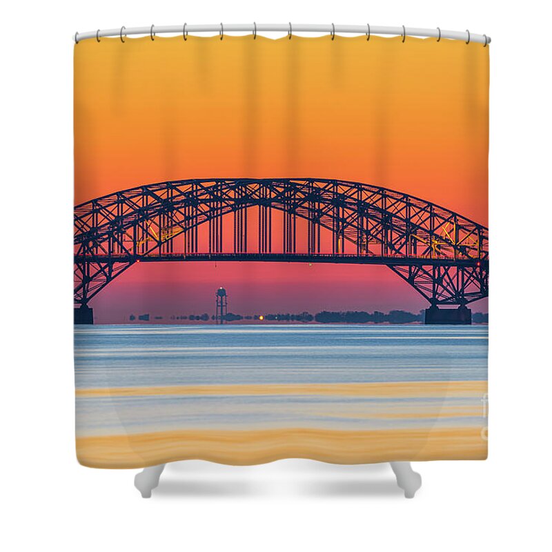 Bridge Shower Curtain featuring the photograph Causeway Bridge by Sean Mills