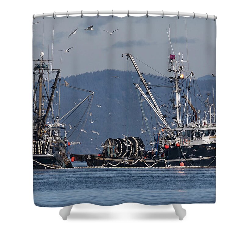 Viking Cavalier Shower Curtain featuring the photograph Cavalier Fisher by Randy Hall