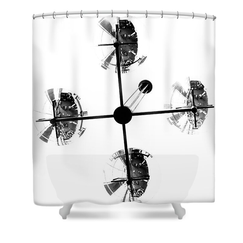 Ceiling Lights Shower Curtain featuring the photograph Ceiling Lights 1 by Merle Grenz