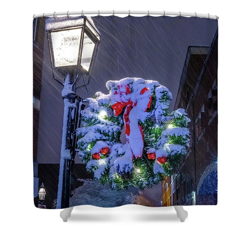 Holidays Shower Curtain featuring the photograph Celebrate The Season by Jeff Sinon