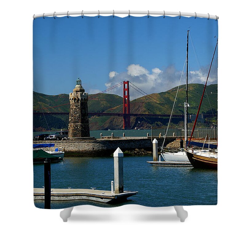 San Francisco Shower Curtain featuring the photograph Center Piece by David Armentrout