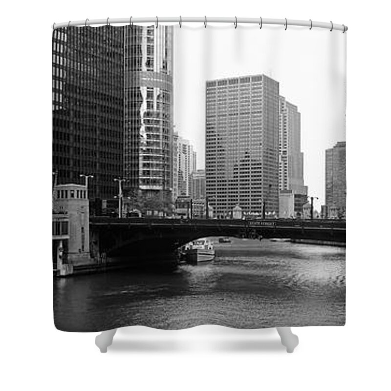 Downtown District Shower Curtain featuring the photograph Chicago, Illinois by Murat Taner