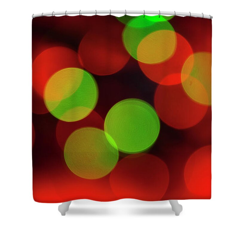 Holiday Shower Curtain featuring the photograph Christmas Lights by Eli asenova