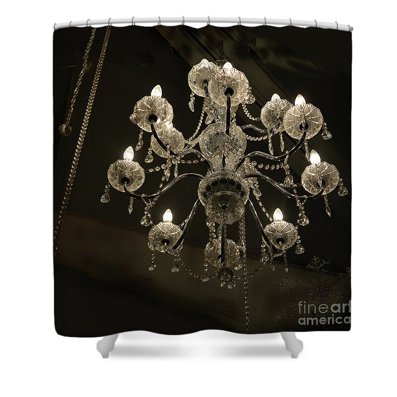 Chrystal Shower Curtain featuring the photograph Chrystal Lights by Vivian Martin