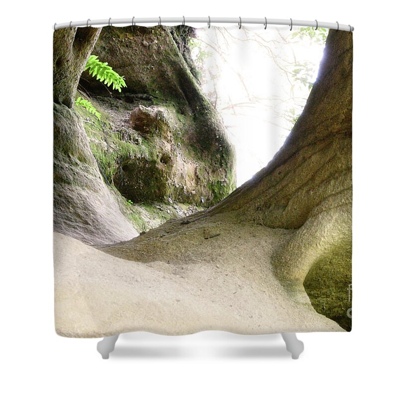 Pogue Creek Canyon Shower Curtain featuring the photograph Circle Bar Arch 10 by Phil Perkins