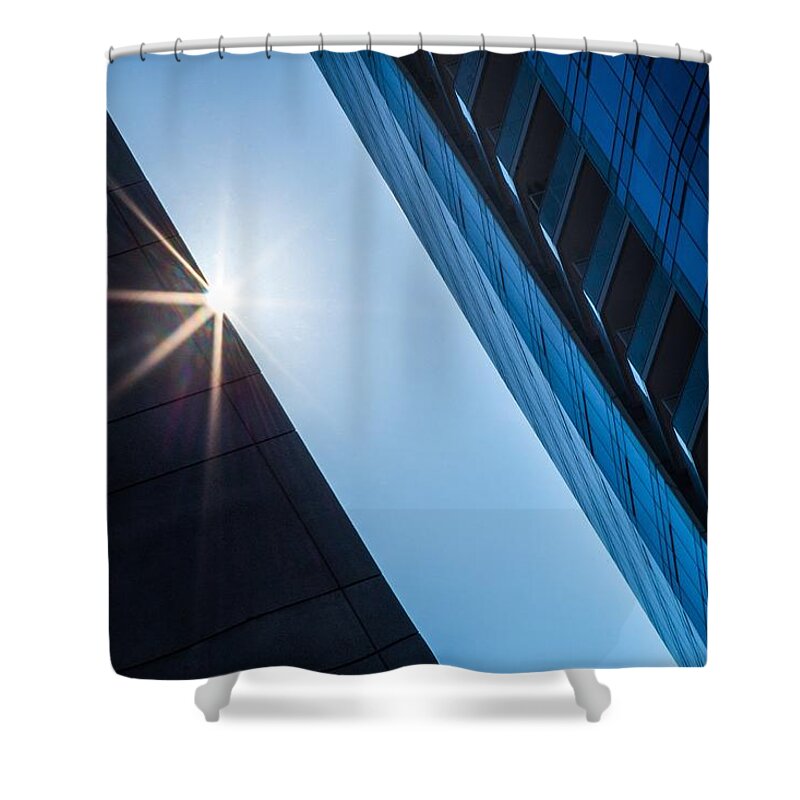 Toronto Shower Curtain featuring the photograph City Sunshine by Tim Beebe