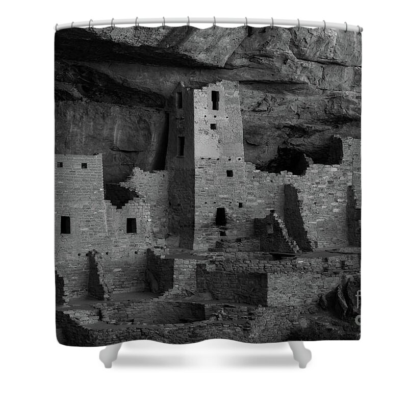 Cliff Palace Shower Curtain featuring the photograph Cliff Palace South by Jeff Hubbard