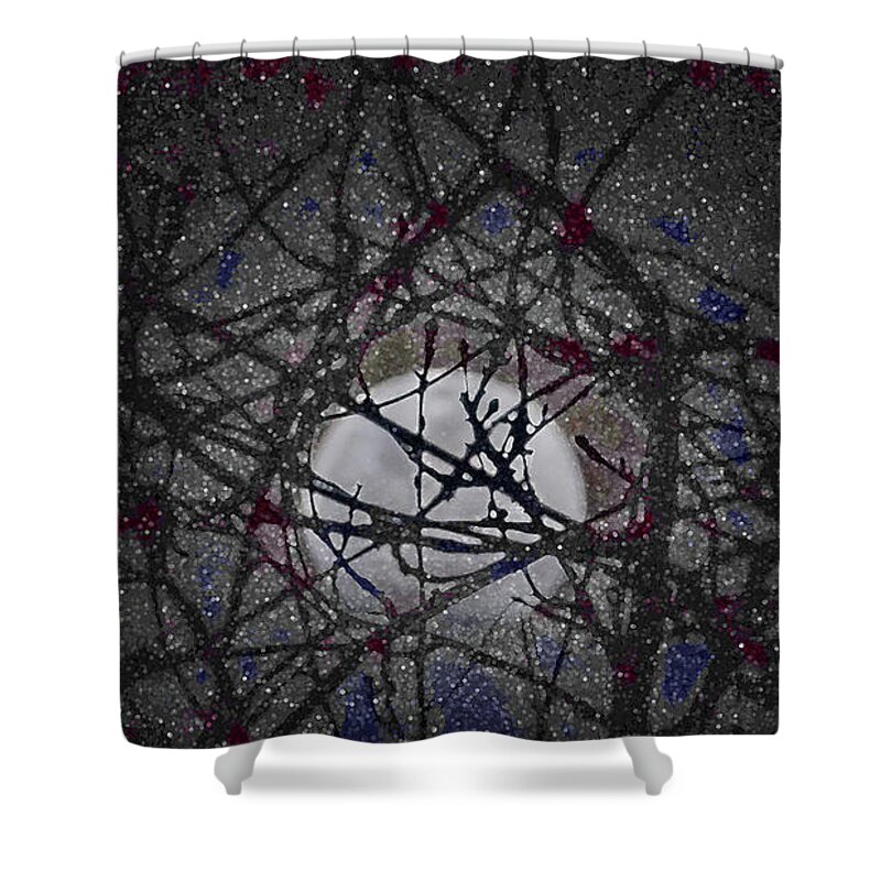 Closer To The Moon Shower Curtain featuring the photograph Closer To The Moon by Kenneth James