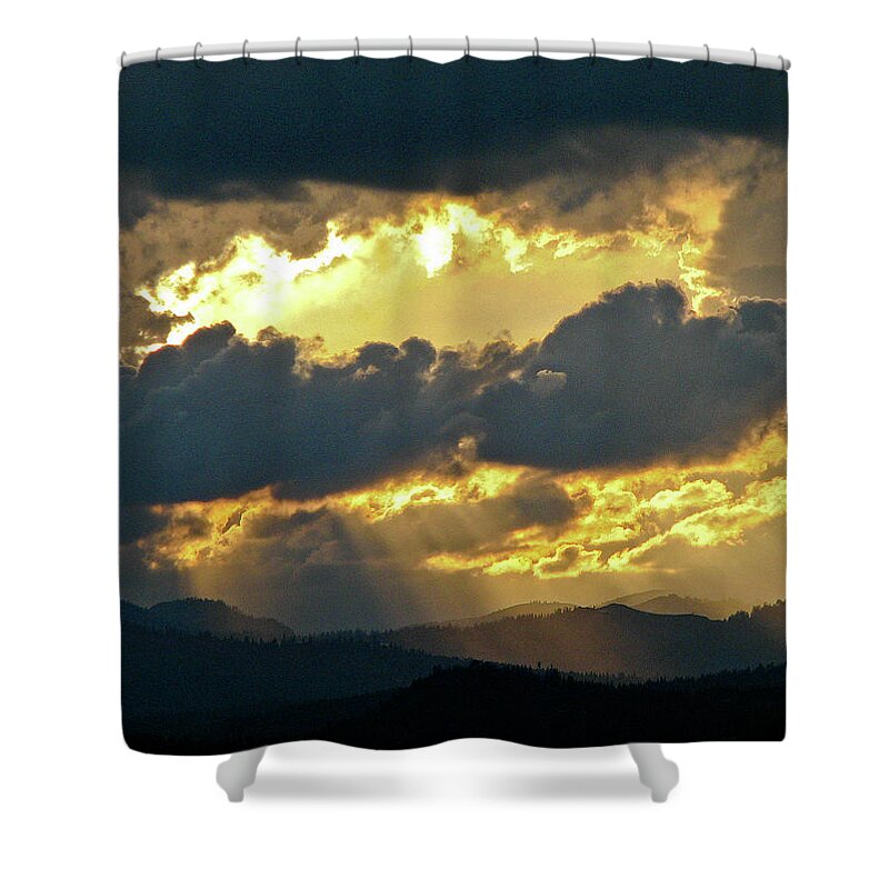 Storm Clouds Shower Curtain featuring the photograph Clouds #3 by Neil Pankler