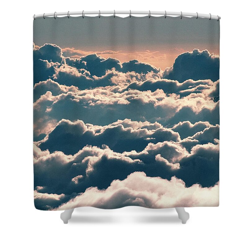 Outdoors Shower Curtain featuring the photograph Clouds by Bill Varie