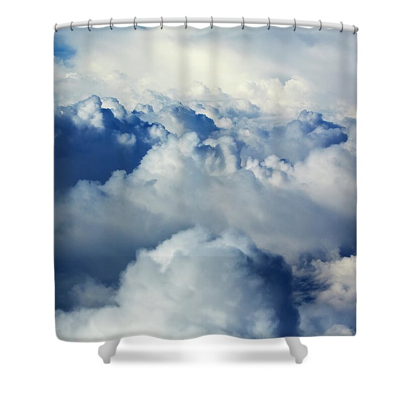 Tranquility Shower Curtain featuring the photograph Cloudscape by Ballyscanlon