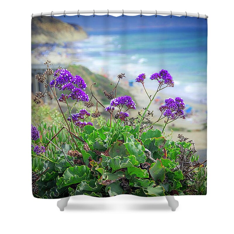 Coast Shower Curtain featuring the photograph Coastline Color by Ken Johnson