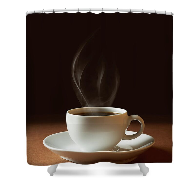 Breakfast Shower Curtain featuring the photograph Coffee by Hdere