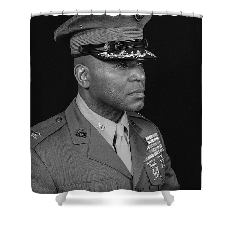  Shower Curtain featuring the photograph Colonel Al Trimble by Al Harden