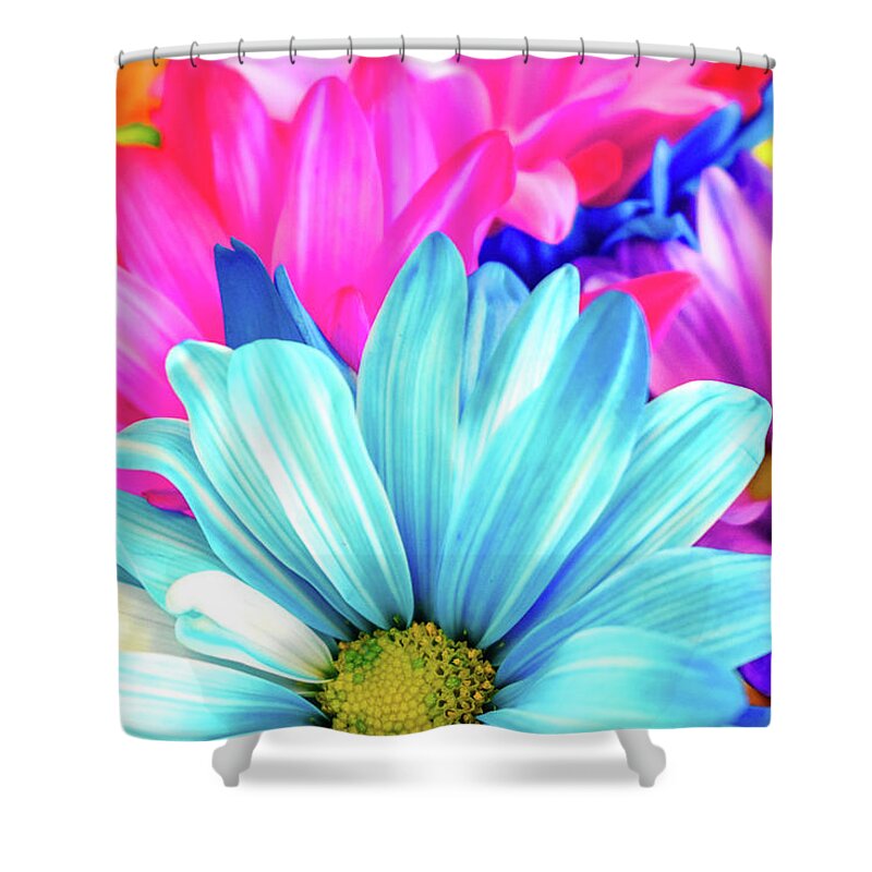 Flowers Shower Curtain featuring the photograph Colorful Flowers by Michelle Wittensoldner