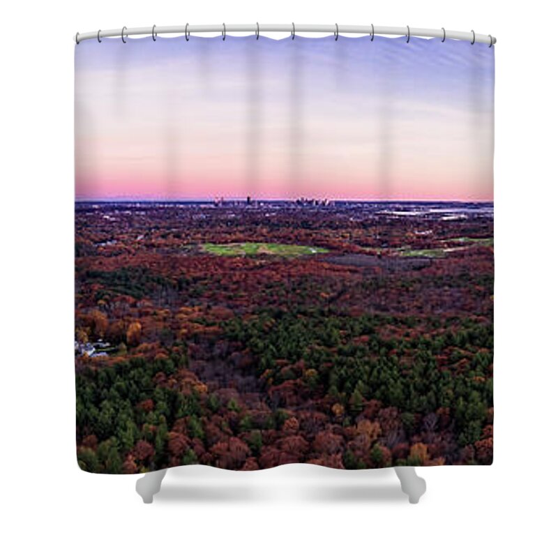 Fall Shower Curtain featuring the photograph Colorful Panorama by William Bretton