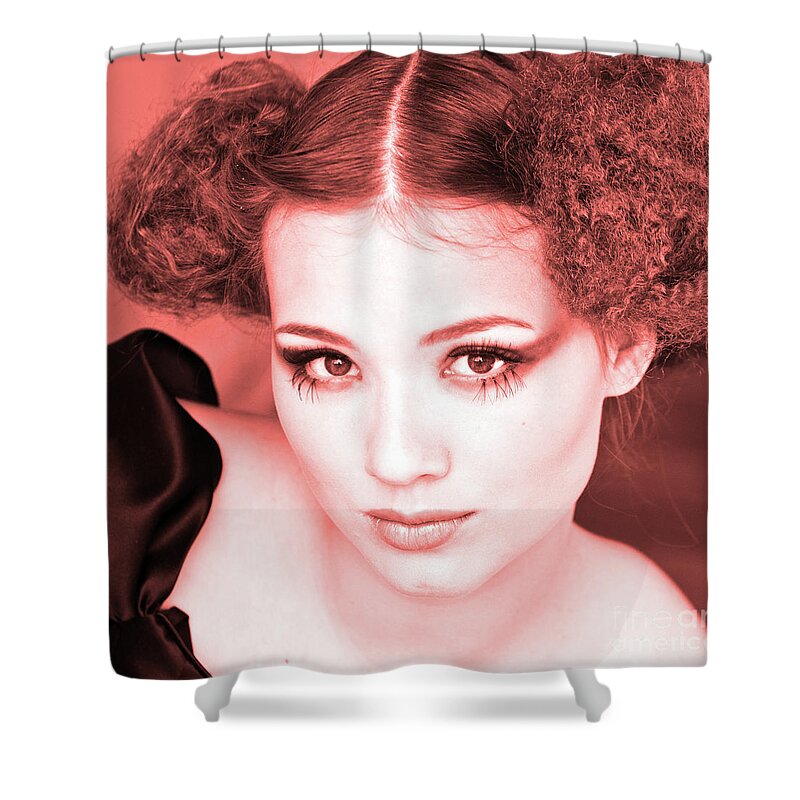 Coral Shower Curtain featuring the photograph Coral Inner Beauty by Silva Wischeropp