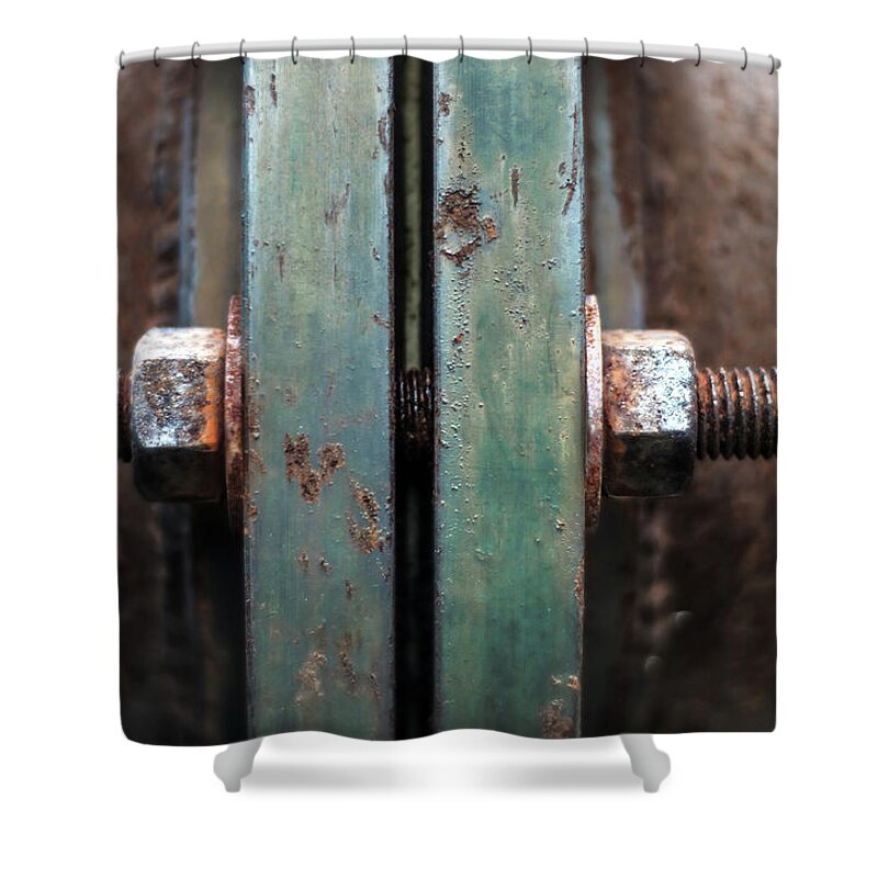 Malaysia Shower Curtain featuring the photograph Corroded Flange by Art At Its Best!
