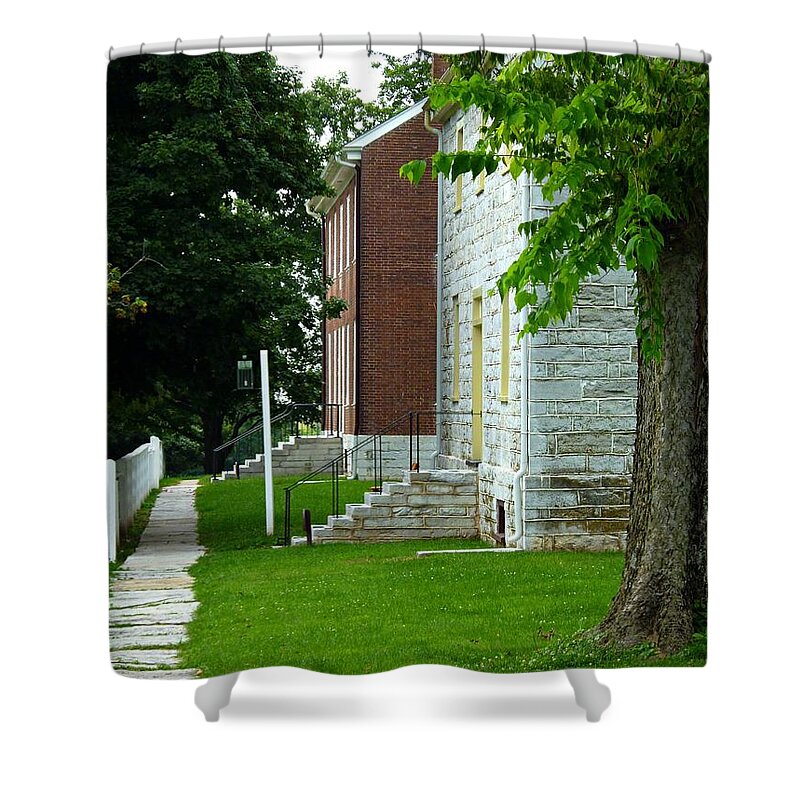 Shaker Village Shower Curtain featuring the photograph Country Urban by Mike McBrayer