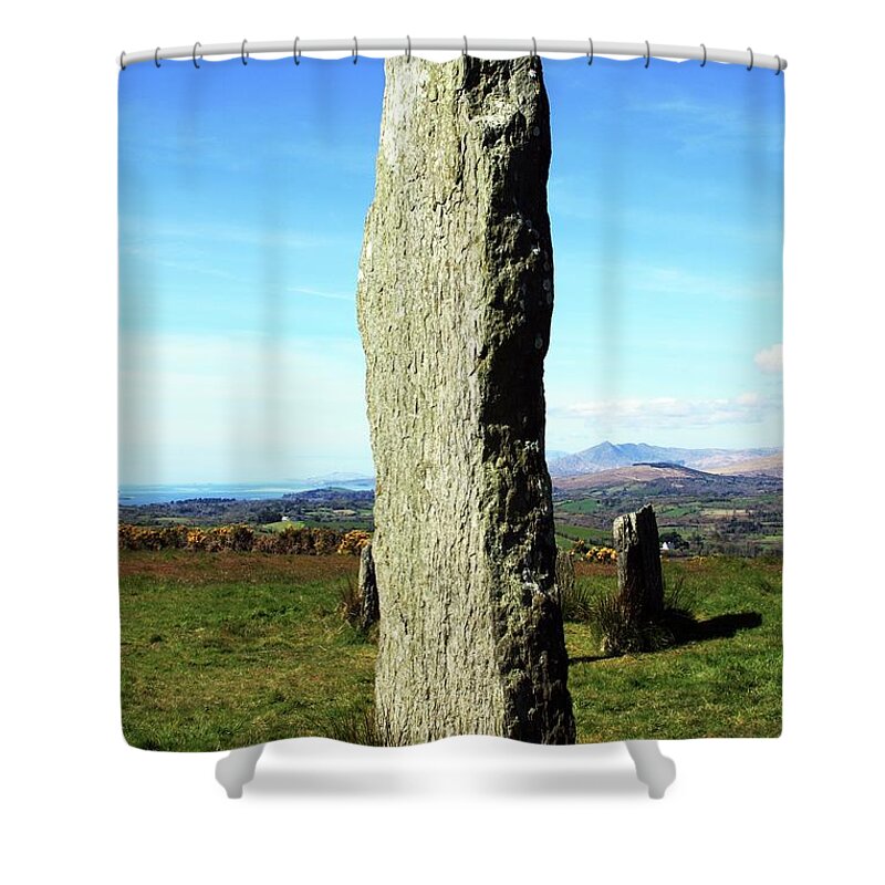 Scenics Shower Curtain featuring the photograph County Cork, Ireland, Stone Circle Near by Design Pics/peter Zoeller