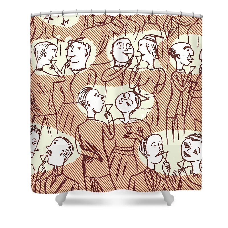 New At Drawings Shower Curtains
