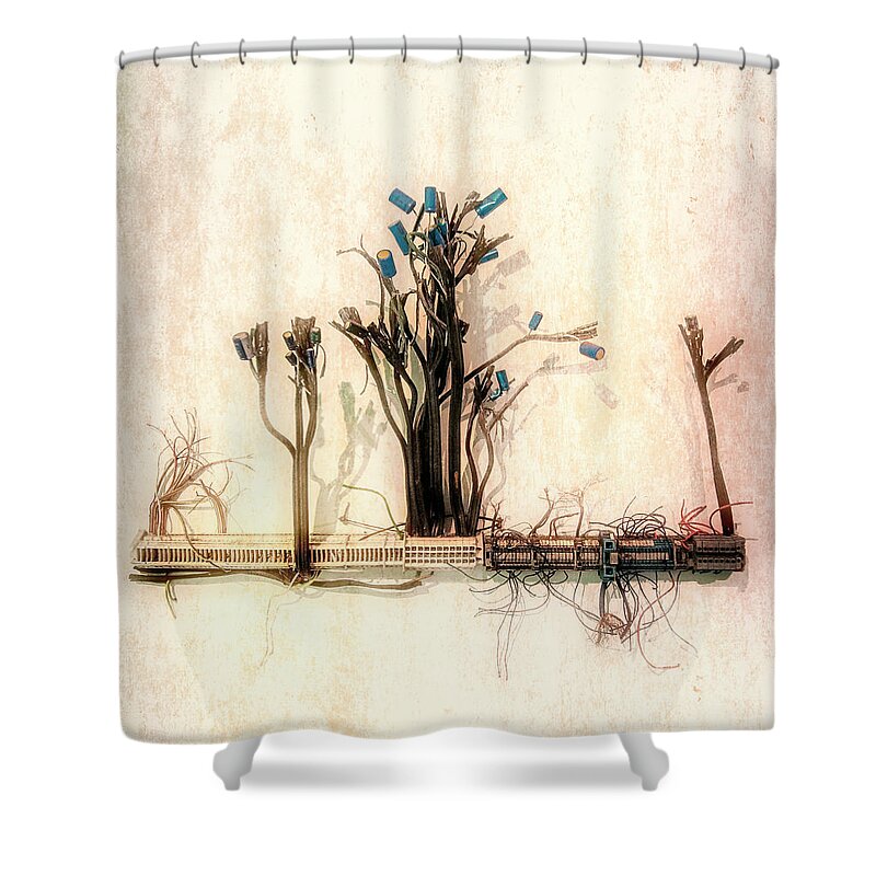 Cultivation Shower Curtain featuring the photograph Cultivation of electrolytes by Micah Offman
