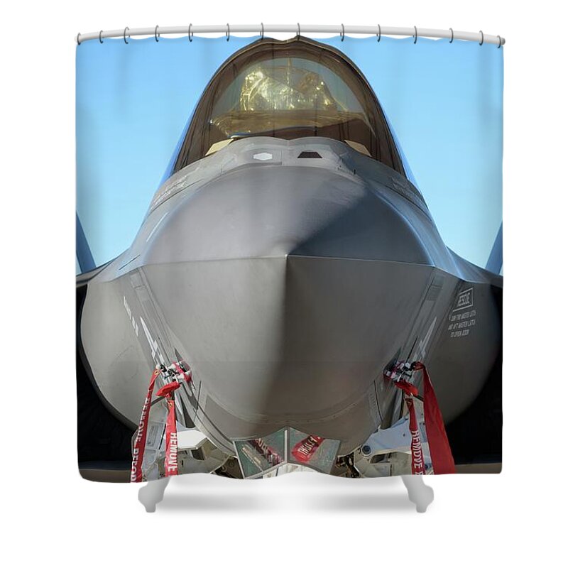  Shower Curtain featuring the photograph Cutting Edge Stealth by Chris Buff