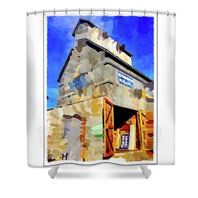 Watercolor Shower Curtain featuring the photograph Dappled In The Morning Sun by Peggy Dietz