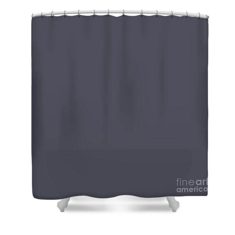 Charcoal Shower Curtain featuring the digital art Dark Charcoal Gray by Delynn Addams for Home Decor by Delynn Addams