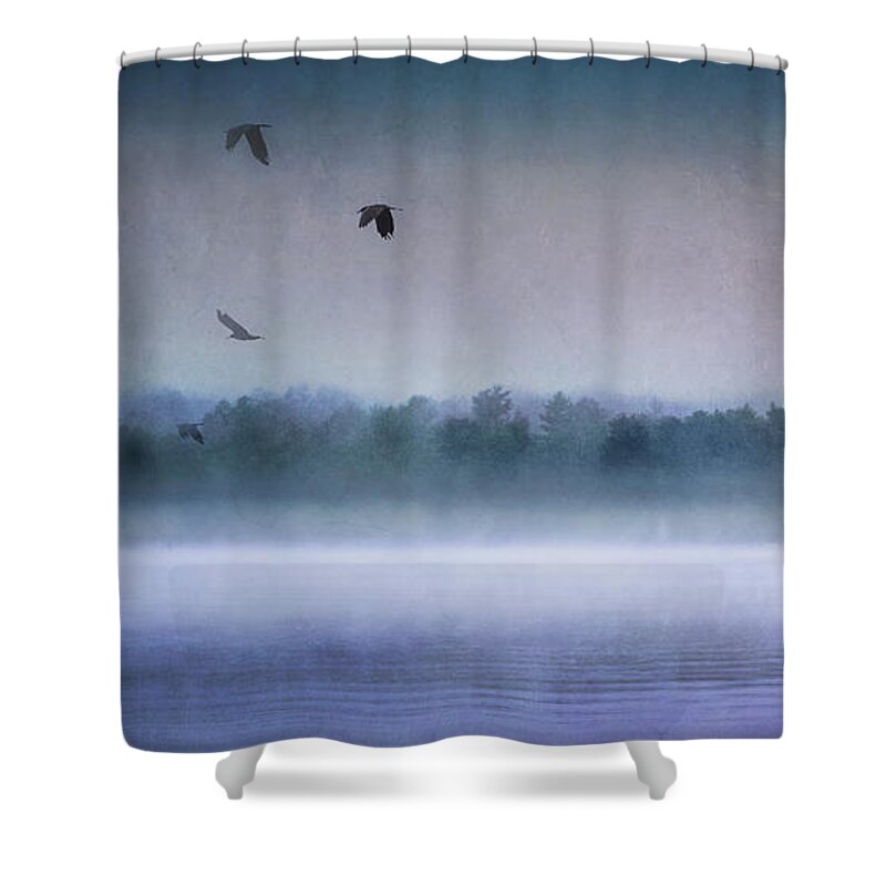 Fog Shower Curtain featuring the photograph Dawn Of The Fog by Reynaldo Williams