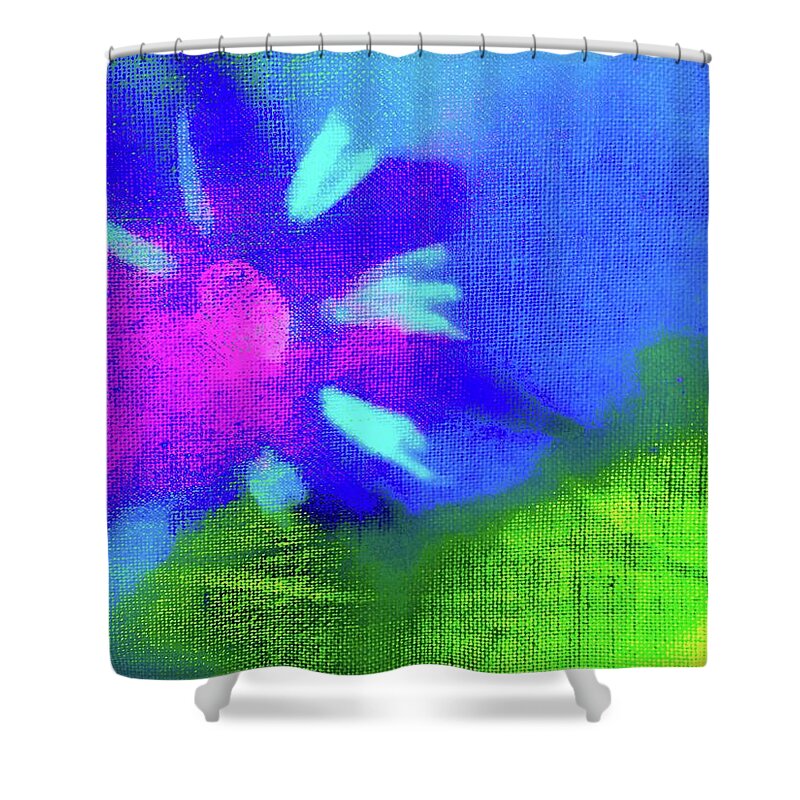 Daybreak Shower Curtain featuring the painting Daybreak by Debra Grace Addison