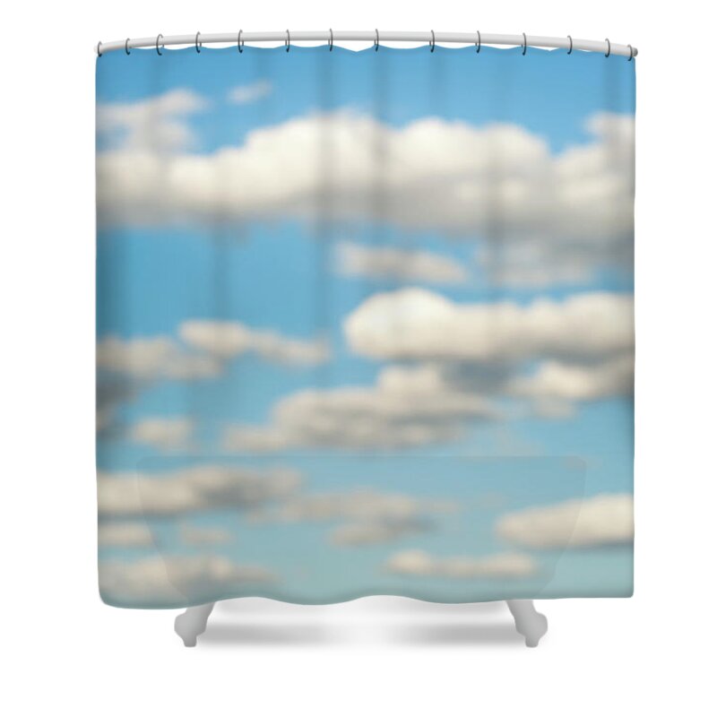 Tranquility Shower Curtain featuring the photograph Defocused Clouds by Brian Stablyk