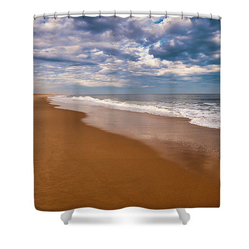 Beach Shower Curtain featuring the photograph Delaware Beach Paradise by David Kay