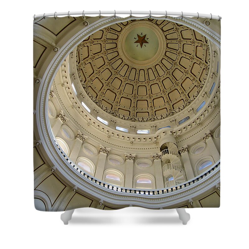 Ceiling Shower Curtain featuring the photograph Dome State Capital Building by Jason's Travel Photography