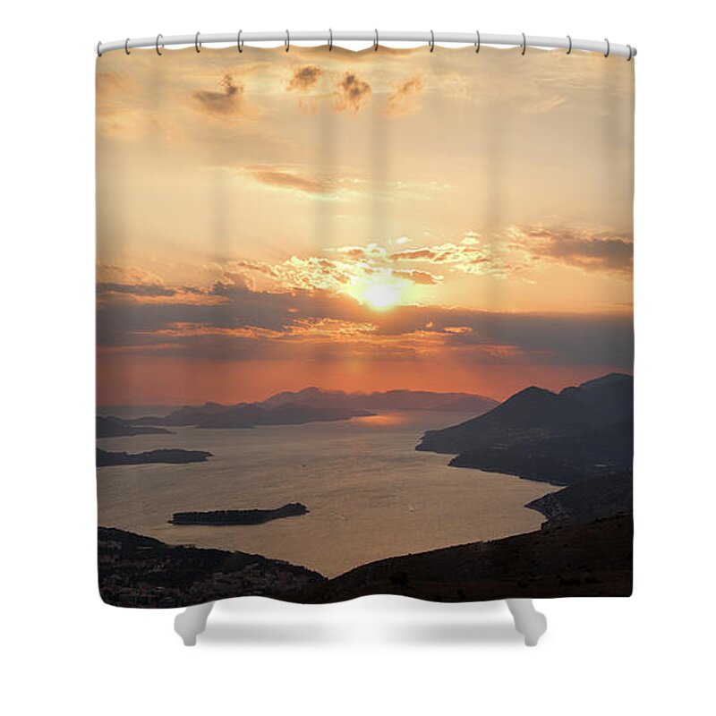 Scenics Shower Curtain featuring the photograph Dubrovnik, Croatia by Hak Liang Goh