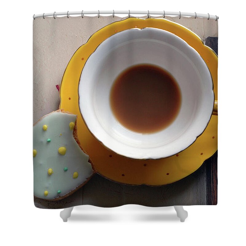 Breakfast Shower Curtain featuring the photograph Easter Breakfast by Jennifer Causey