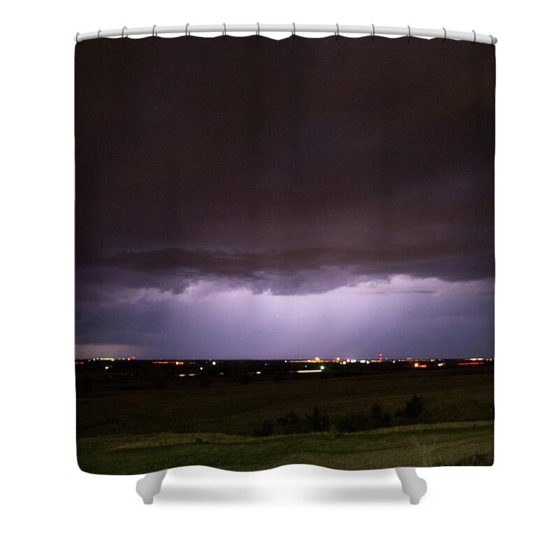 Nebraskasc Shower Curtain featuring the photograph Easter Sunday Supercells 033 by Dale Kaminski