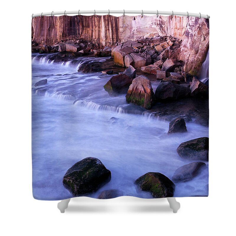 Scenics Shower Curtain featuring the photograph Edge by Isogawyi