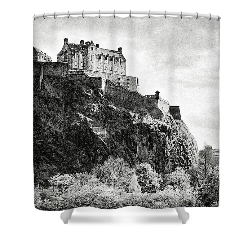 Scotland Shower Curtain featuring the photograph Edinburgh Castle by Jmimages